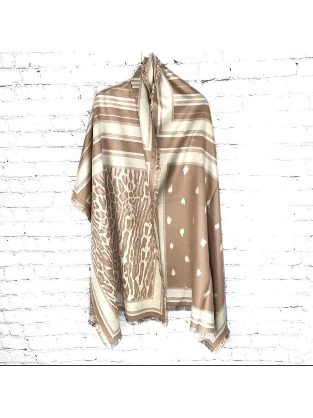 new STOCK-Reversble CashmereBlend Scarf/Shawl/Wrap